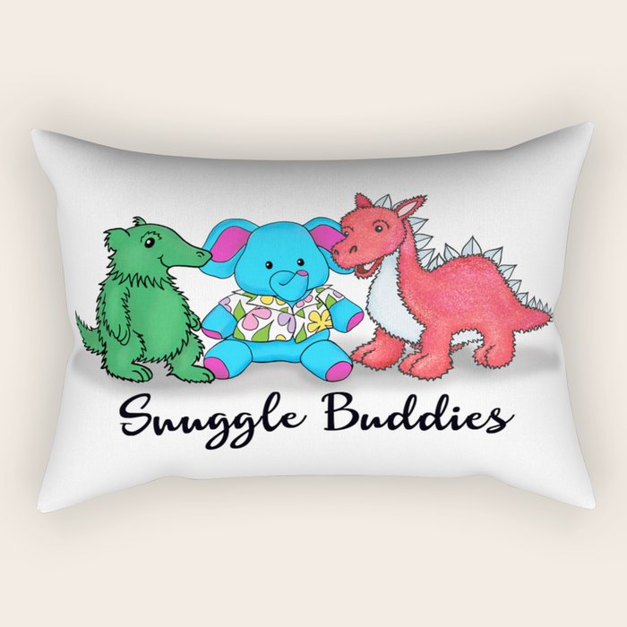 Snuggle Buddies Rectangular Pillow Gallery Image 1