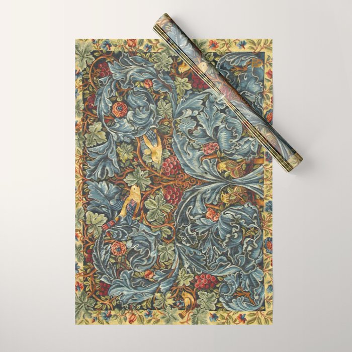 William Morris Acanthus & Vine Wrapping Paper Gallery Image 1
