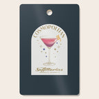 Cosmopolitan Cocktail Zodiac Sign Cutting Board Gallery Image 1