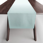 Ombre Arch XVII Natural Teal Gradient Modern Geometric Lines Table Runner Gallery Image 1