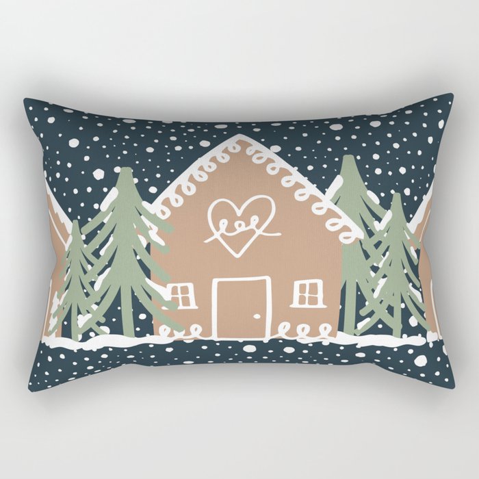 Home for the Holidays Rectangular Pillow Gallery Image 1