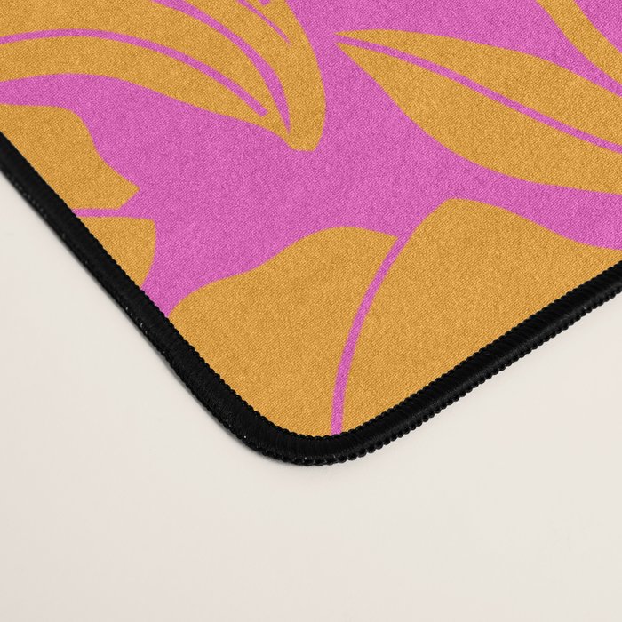 Boho Blooms - Yellow Desk Mat Gallery Image 4