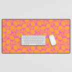 Boho Blooms - Yellow Desk Mat Gallery Image 1
