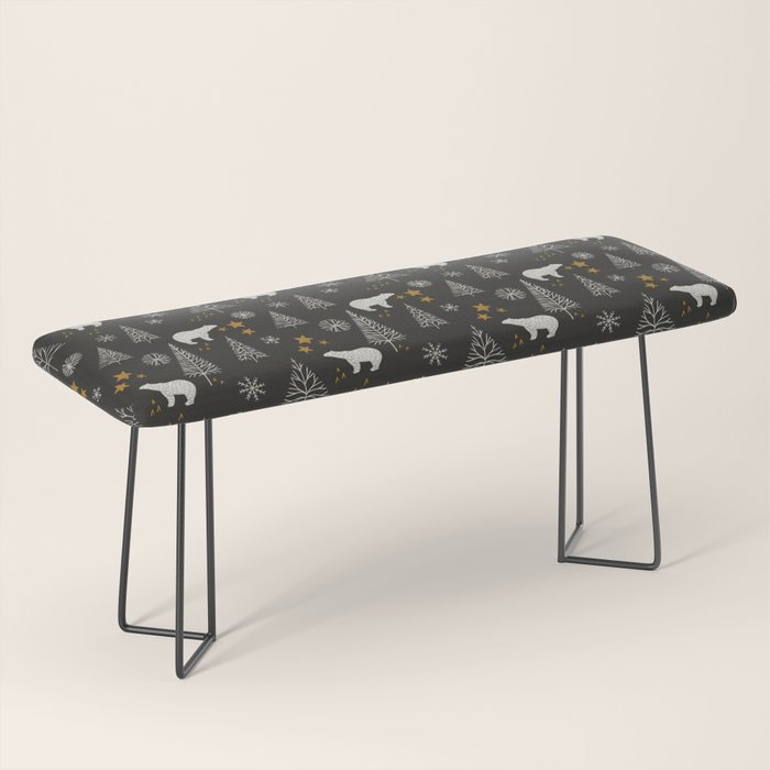 Modern Dark Christmas  Bench Gallery Image 1