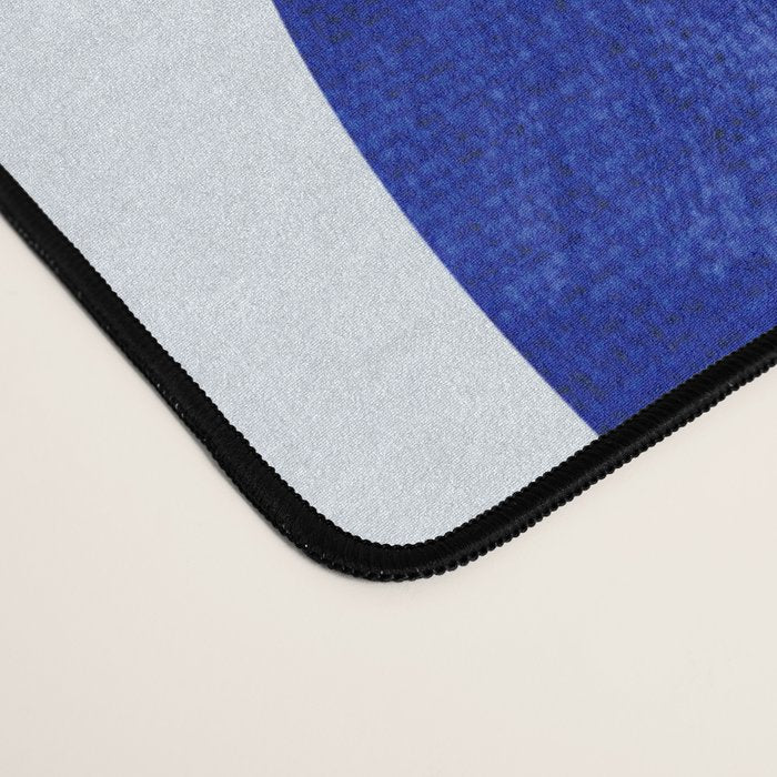 blue hues geometric Desk Mat Gallery Image 4