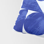blue hues geometric Pillow Sham Gallery Image 4
