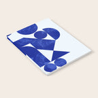 blue hues geometric Notebook Gallery Image 2