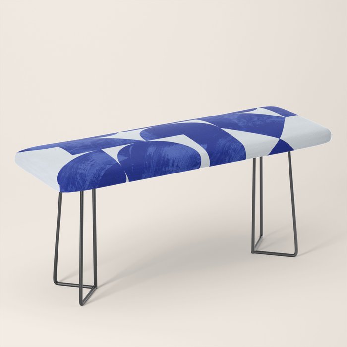 blue hues geometric Bench Gallery Image 1