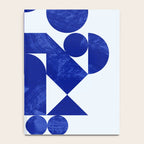 blue hues geometric Notebook Gallery Image 4