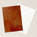 Warm orange cooper red Stationery Card Gallery Image 2