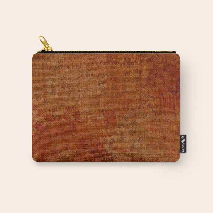 Warm orange cooper red Carry All Pouch Gallery Image 1