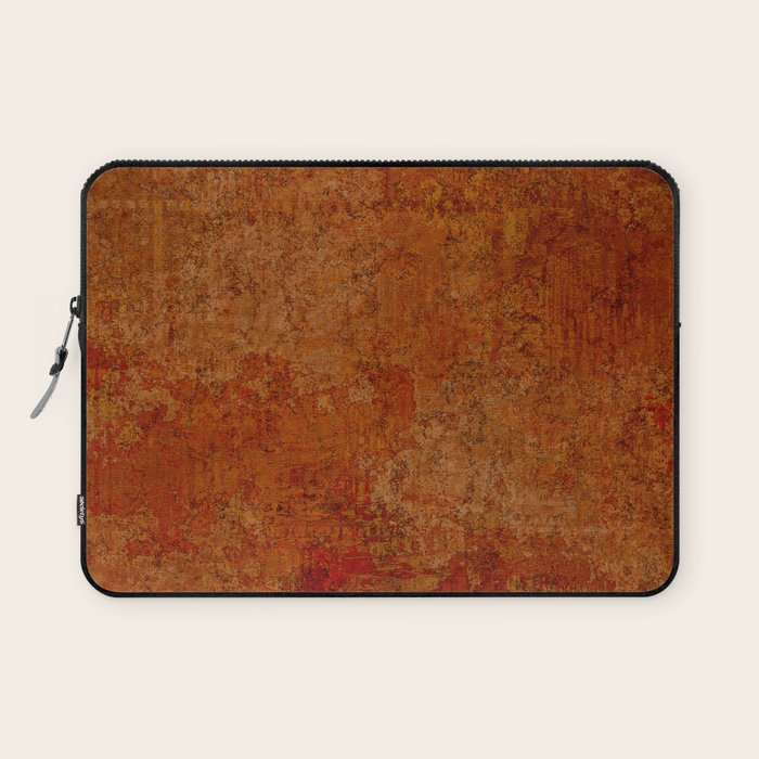 Warm orange cooper red Laptop Sleeve Gallery Image 1