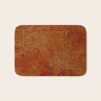 Warm orange cooper red Bath Mat Gallery Image 1