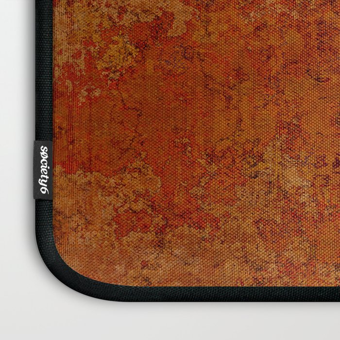 Warm orange cooper red Laptop Sleeve Gallery Image 3