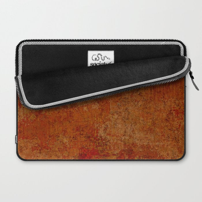 Warm orange cooper red Laptop Sleeve Gallery Image 2