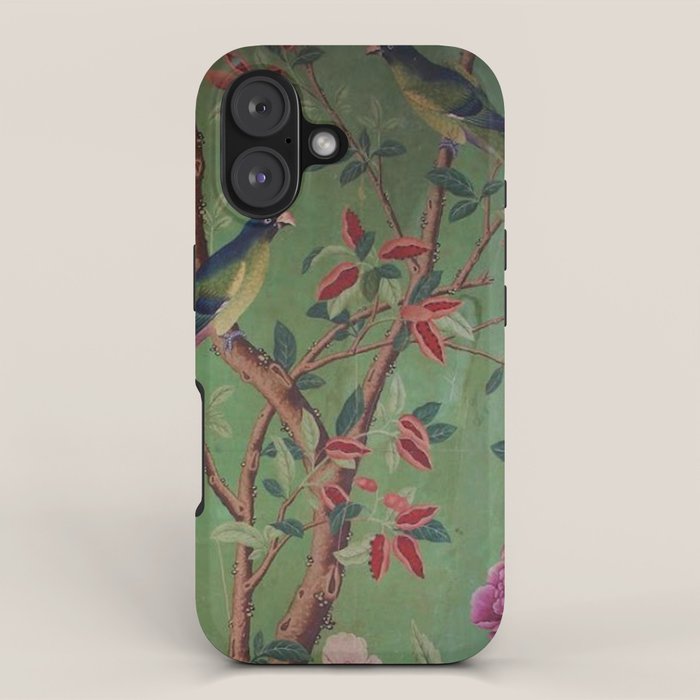 Green Dream Chinoiserie iPhone Case Gallery Image 1