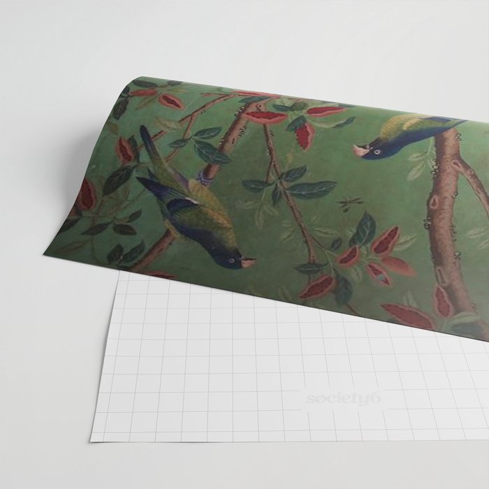 Green Dream Chinoiserie Wrapping Paper Gallery Image 2