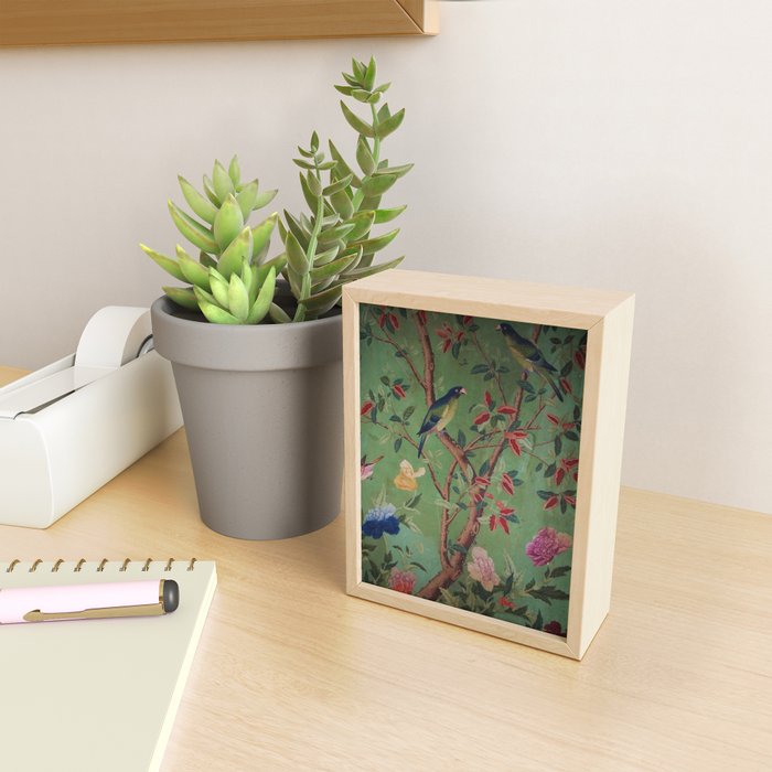 Green Dream Chinoiserie Mini Art Print Gallery Image 2