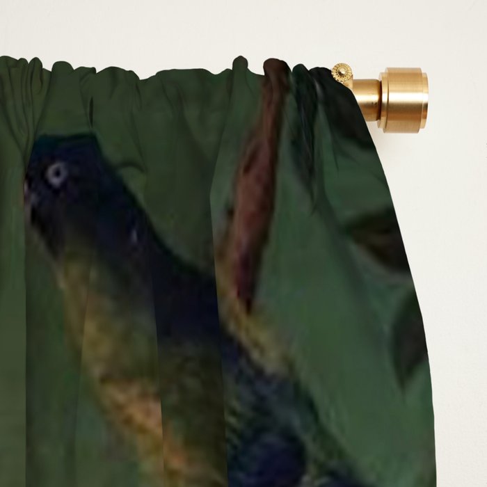 Green Dream Chinoiserie Window Curtain Gallery Image 2