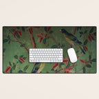 Green Dream Chinoiserie Desk Mat Gallery Image 1