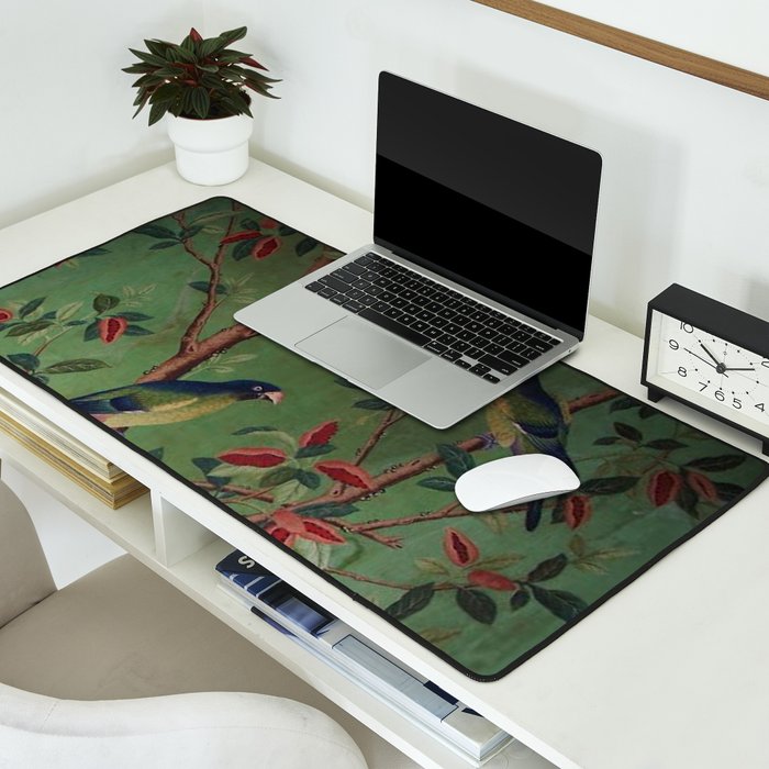 Green Dream Chinoiserie Desk Mat Gallery Image 2