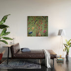 Green Dream Chinoiserie Wood Wall Art Gallery Image 2