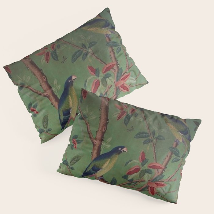 Green Dream Chinoiserie Pillow Sham Gallery Image 3