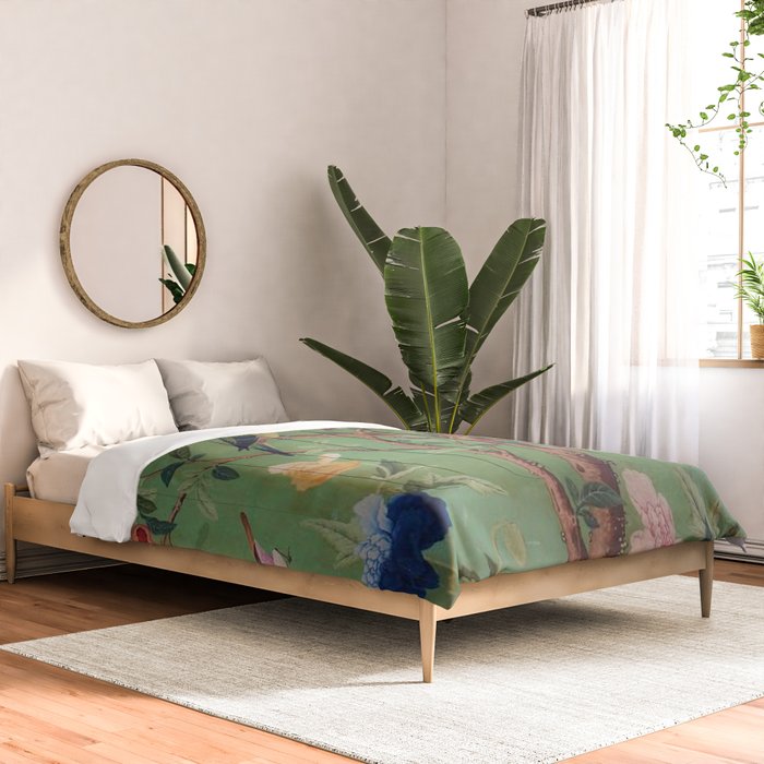 Green Dream Chinoiserie Comforter Gallery Image 2