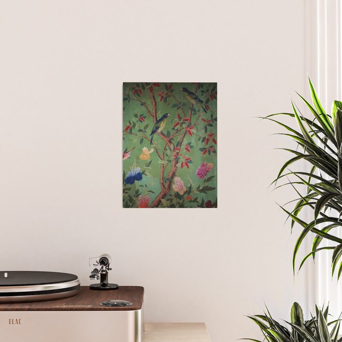 Green Dream Chinoiserie Poster Gallery Image 2