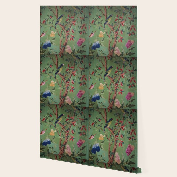 Green Dream Chinoiserie Wallpaper Gallery Image 2