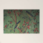 Green Dream Chinoiserie Welcome Mat Gallery Image 1