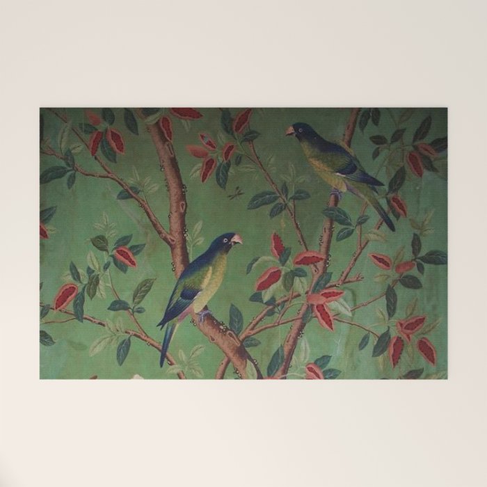 Green Dream Chinoiserie Welcome Mat Gallery Image 1