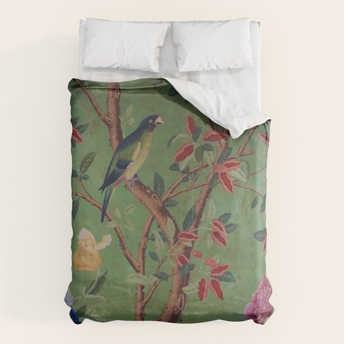 Green Dream Chinoiserie Duvet Cover Gallery Image 6