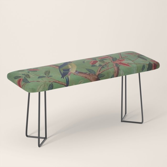 Green Dream Chinoiserie Bench Gallery Image 1