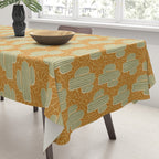 Sonora - gold and sage Tablecloth Gallery Image 3