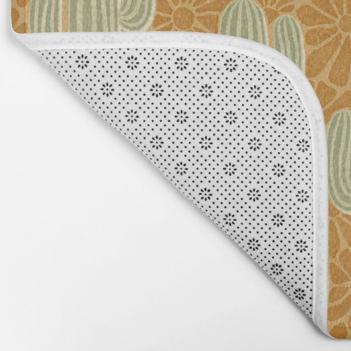 Sonora - gold and sage Bath Mat Gallery Image 2
