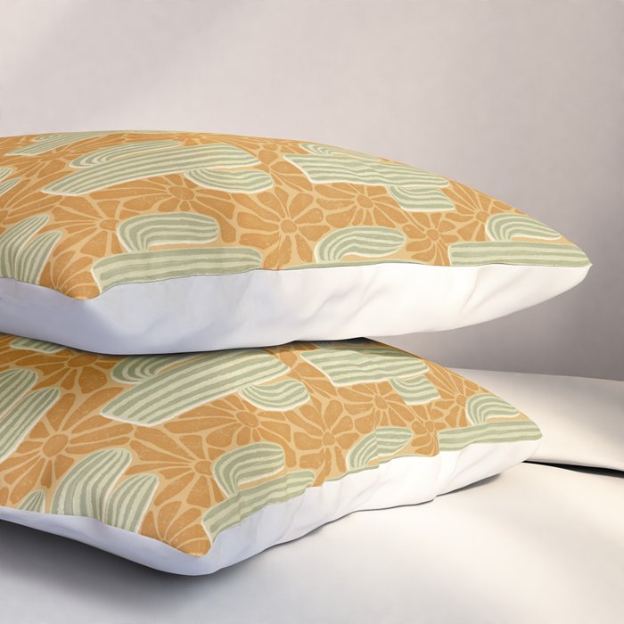 Sonora - gold and sage Pillow Sham Gallery Image 3