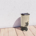 Minhwa: cat & butterfly (Korean traditional/folk art) Travel Mug Gallery Image 4