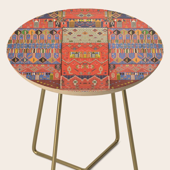 Pattern Bohemian Carpet Side Table Gallery Image 2