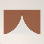 Bold Geometric Shapes - Red Welcome Mat Gallery Image 1