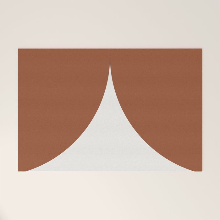 Bold Geometric Shapes - Red Welcome Mat Gallery Image 1