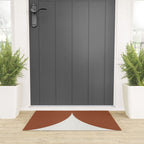 Bold Geometric Shapes - Red Welcome Mat Gallery Image 3