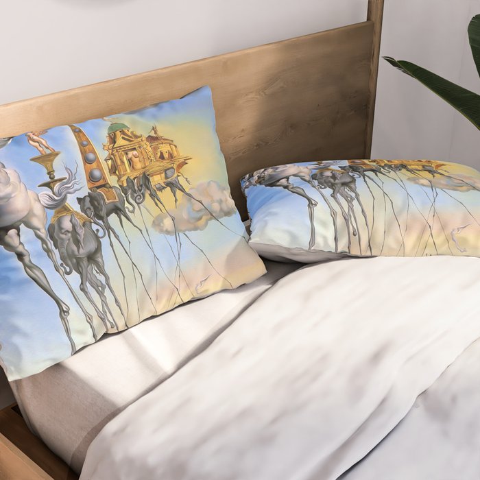 Salvador Dali The Temptation of St. Anthony 1946 Artwork for Wall Art, Prints, Posters, Tshirts, Men, Women, Kids Pillow Sham Gallery Image 2