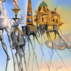 Salvador Dali The Temptation of St. Anthony 1946 Artwork for Wall Art, Prints, Posters, Tshirts, Men, Women, Kids Coffee Mug Gallery Image 2