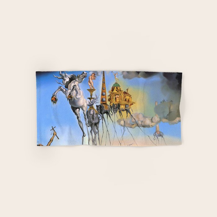 Salvador Dali The Temptation of St. Anthony 1946 Artwork for Wall Art, Prints, Posters, Tshirts, Men, Women, Kids Bath Towel Gallery Image 1