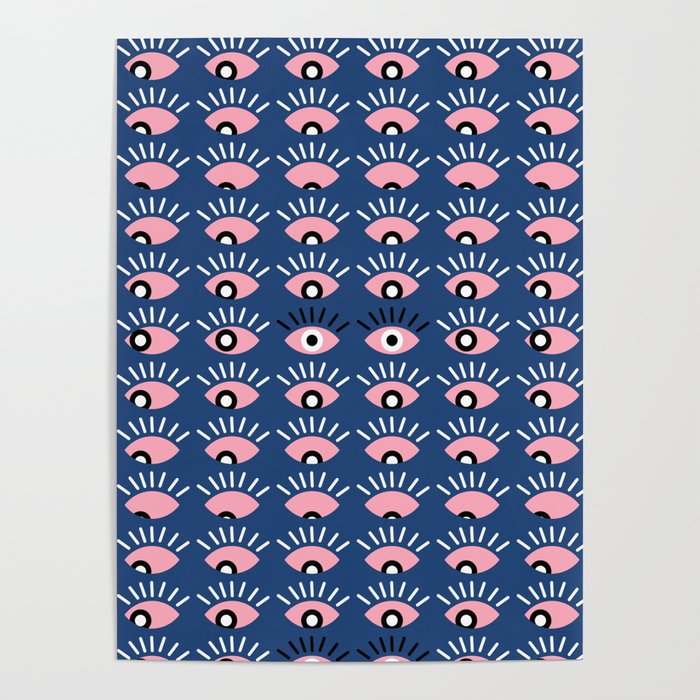 Navy blue looking for you Poster Gallery Image 1