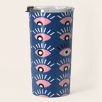 Navy blue looking for you Travel Mug Gallery Image 3
