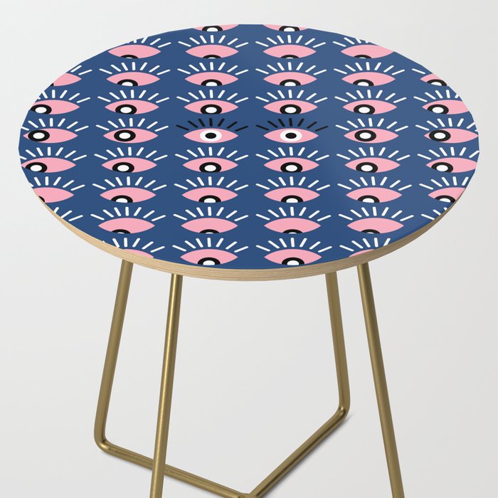 Navy blue looking for you Side Table Gallery Image 2