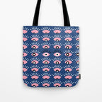 Navy blue looking for you Tote Bag Gallery Image 1