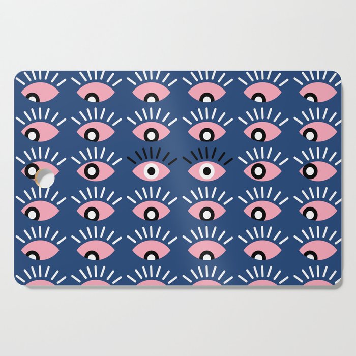 Navy blue looking for you Cutting Board Gallery Image 1